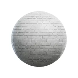 White brick wall